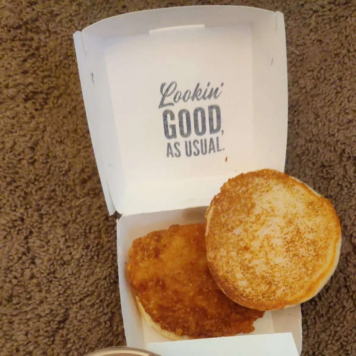Crispy Chicken Sandwich Chocolate Shake