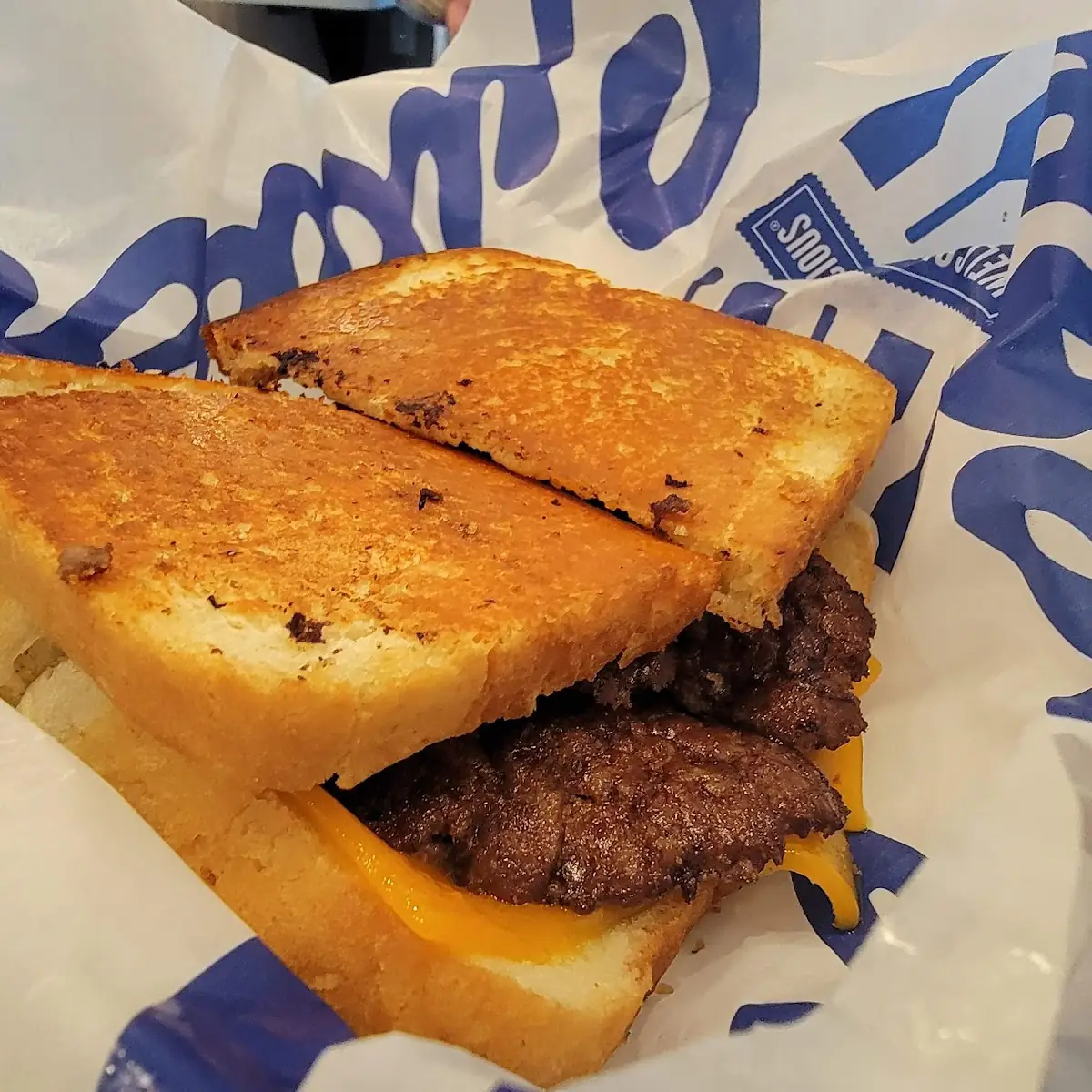 Sour Dough Double Cheeseburger