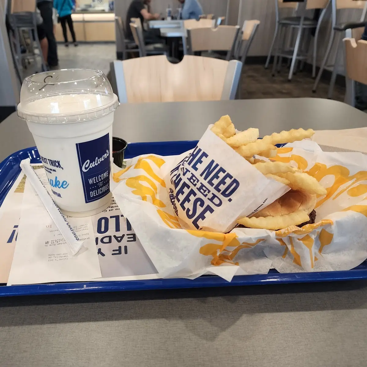 Vanilla Shake Hamburger Fries