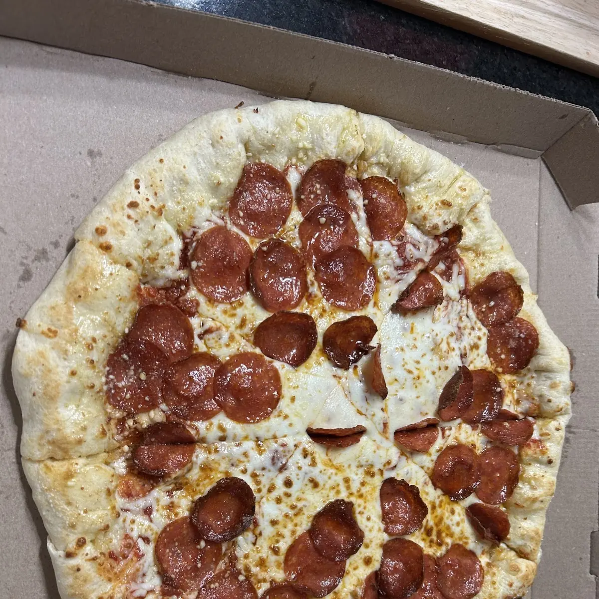 Pepperoni and Mushroom Pizza