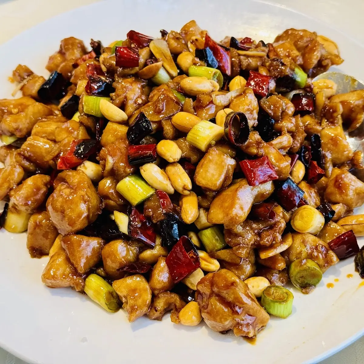 Spicy Kung Pao Chicken and Peanuts