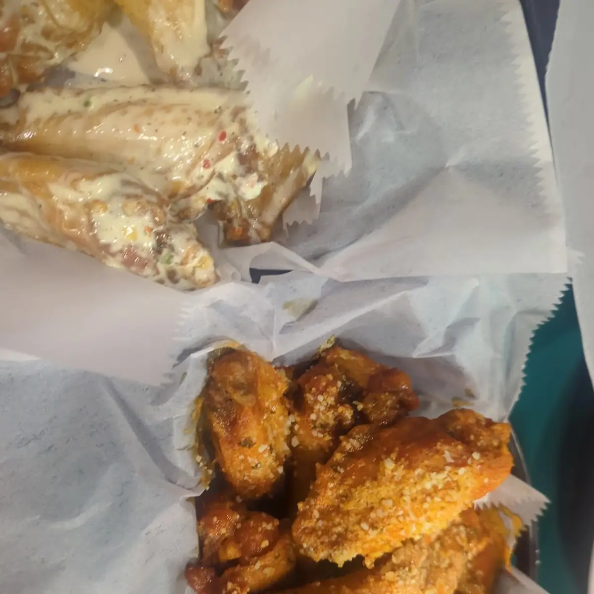 Spicy Garlic Parmesan Wings