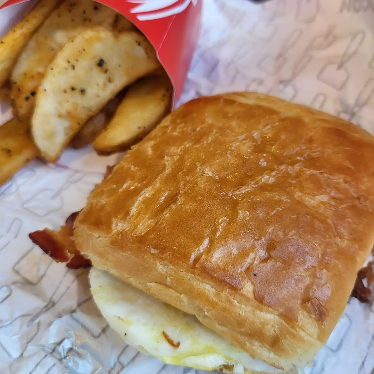 Bacon Egg Cheese Croissant Combo