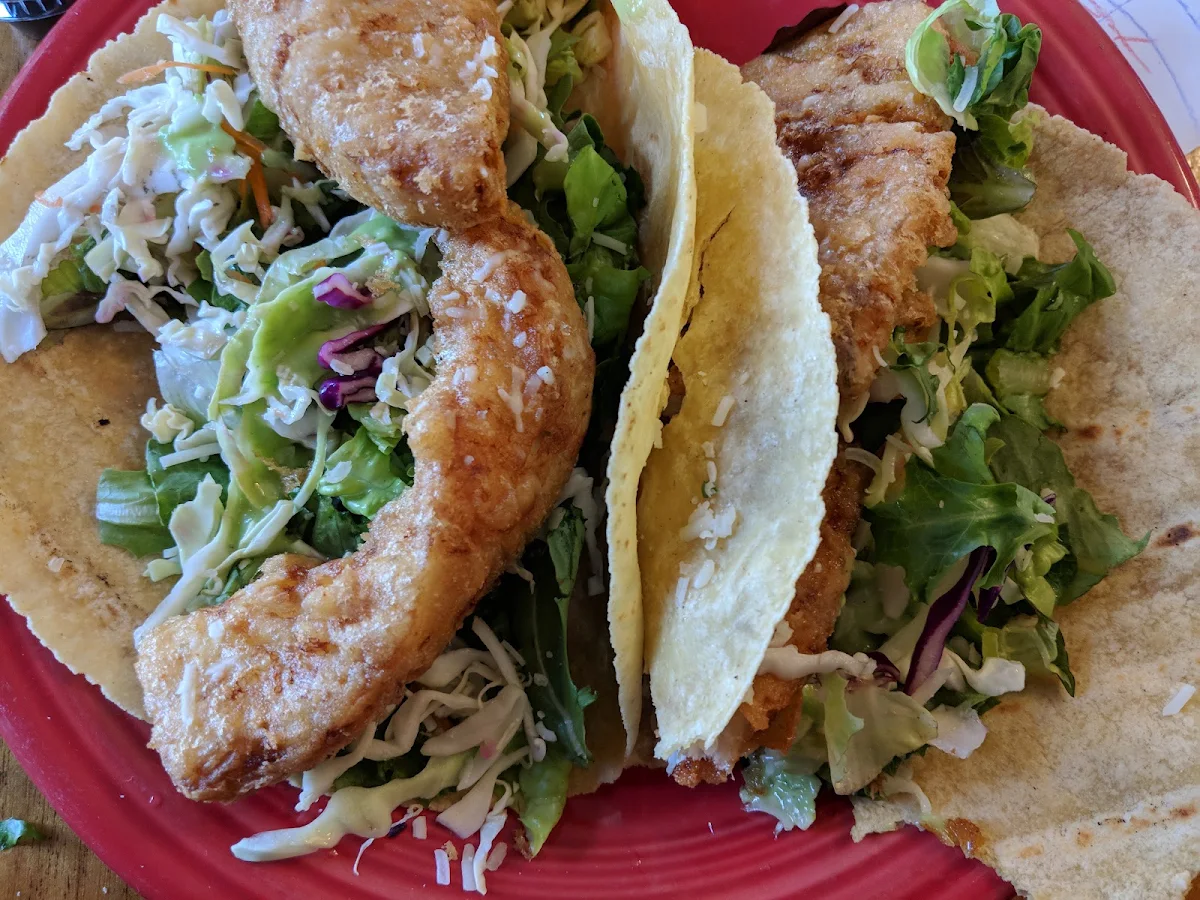 Wasabi Fish Tacos