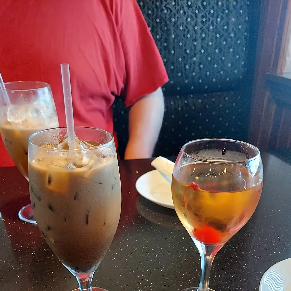 Thai Iced Coffee and Plum Wine