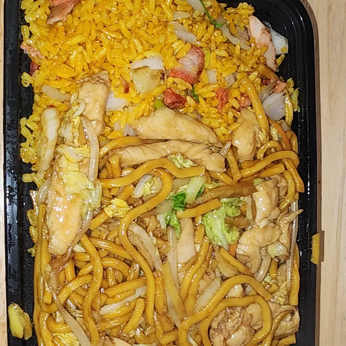 Chicken Lo Mein Combo Fried Rice