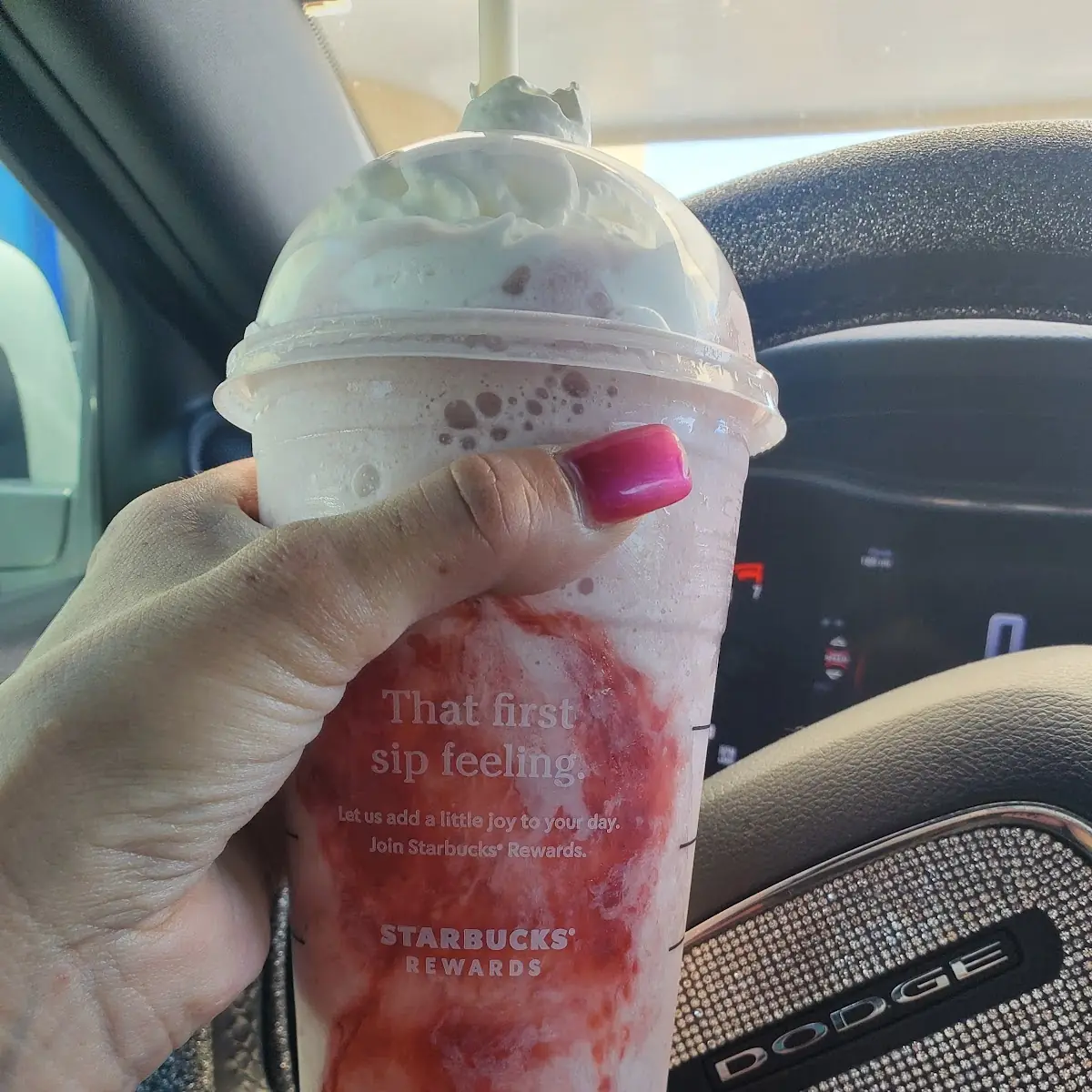 Strawberry Creme Frappuccino