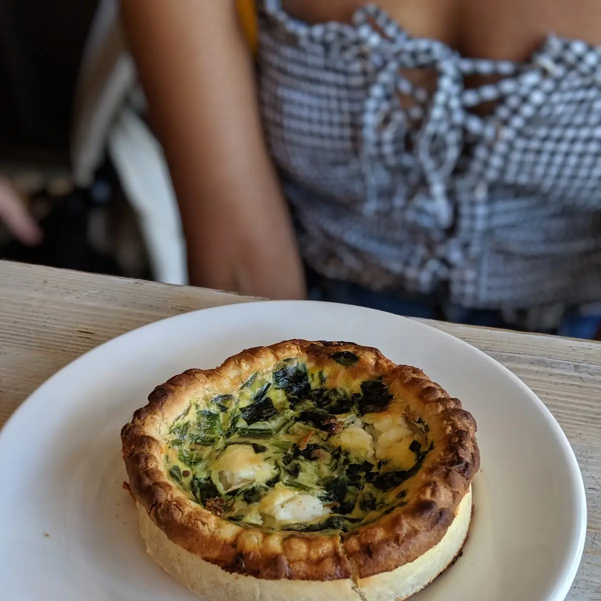 Spinach Feta Quiche