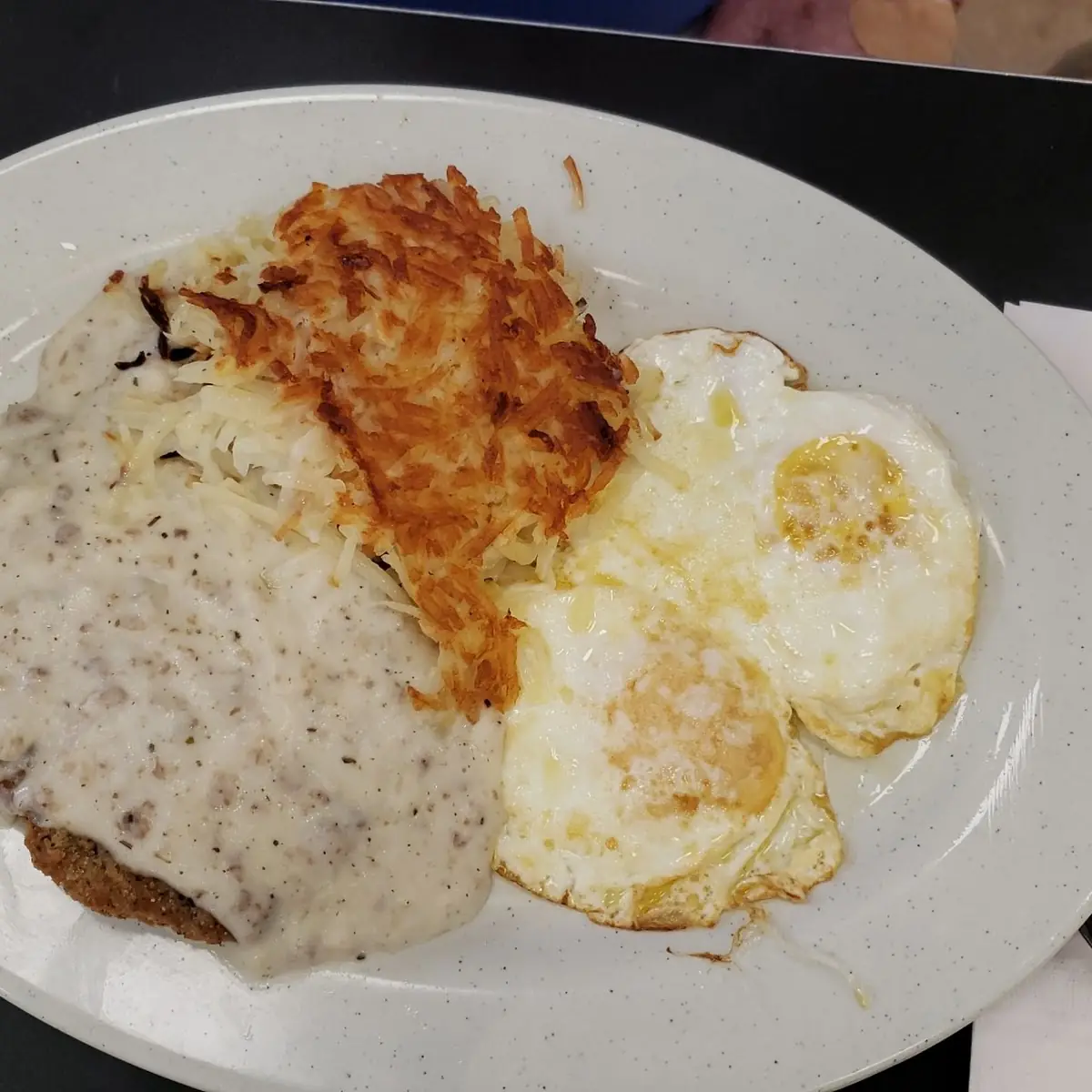 Country Fried Steak and Eggs