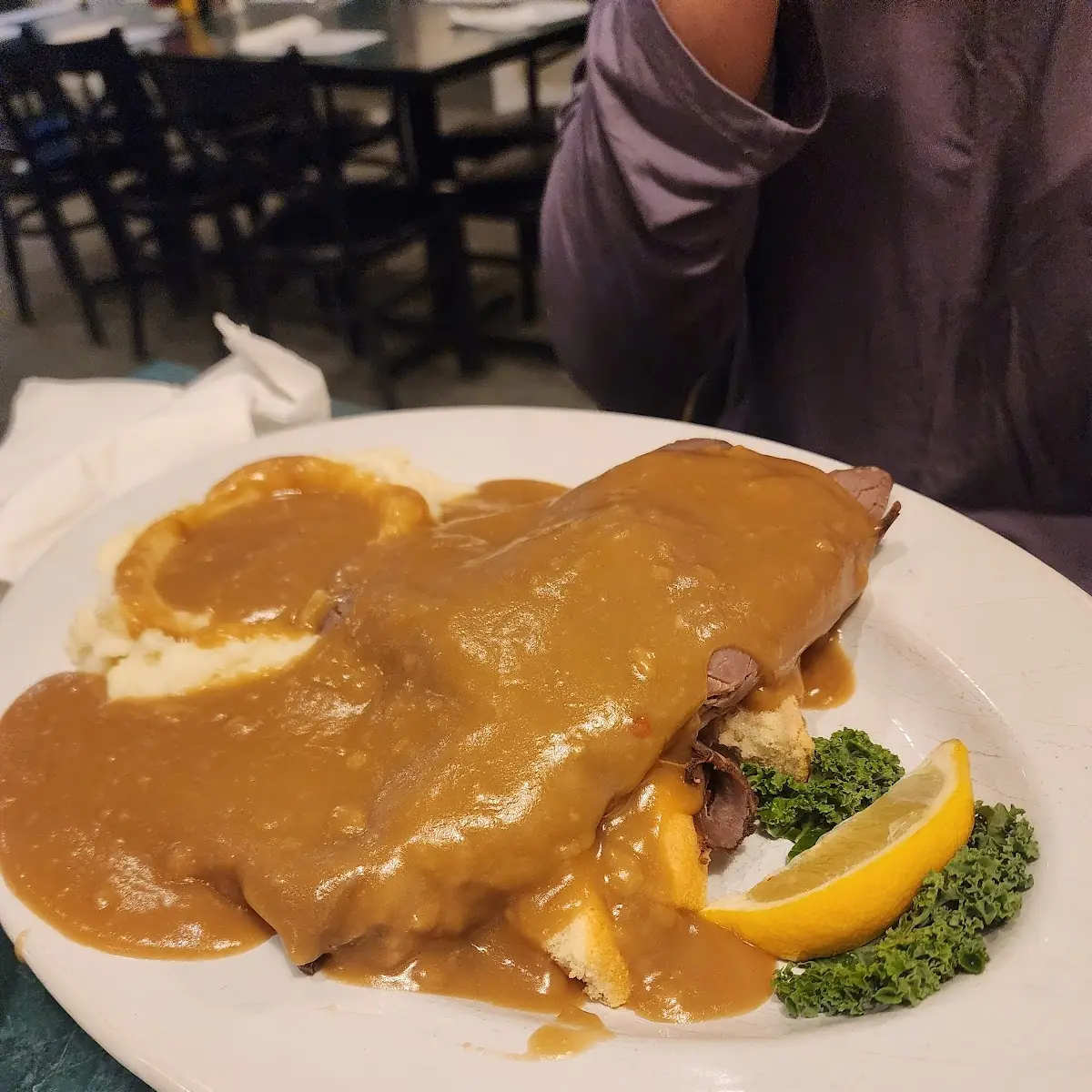 Open Face Roast Beef