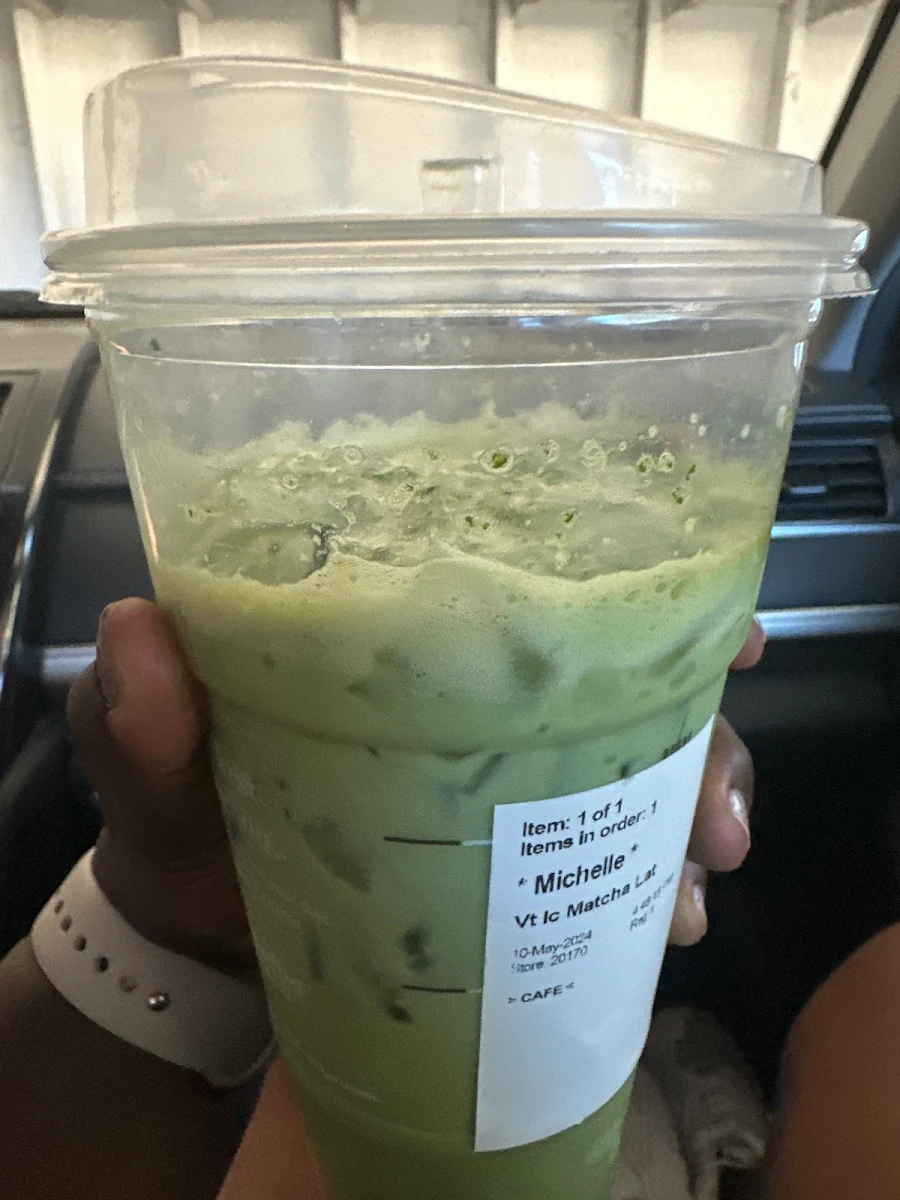 Iced Caramel Protein Matcha