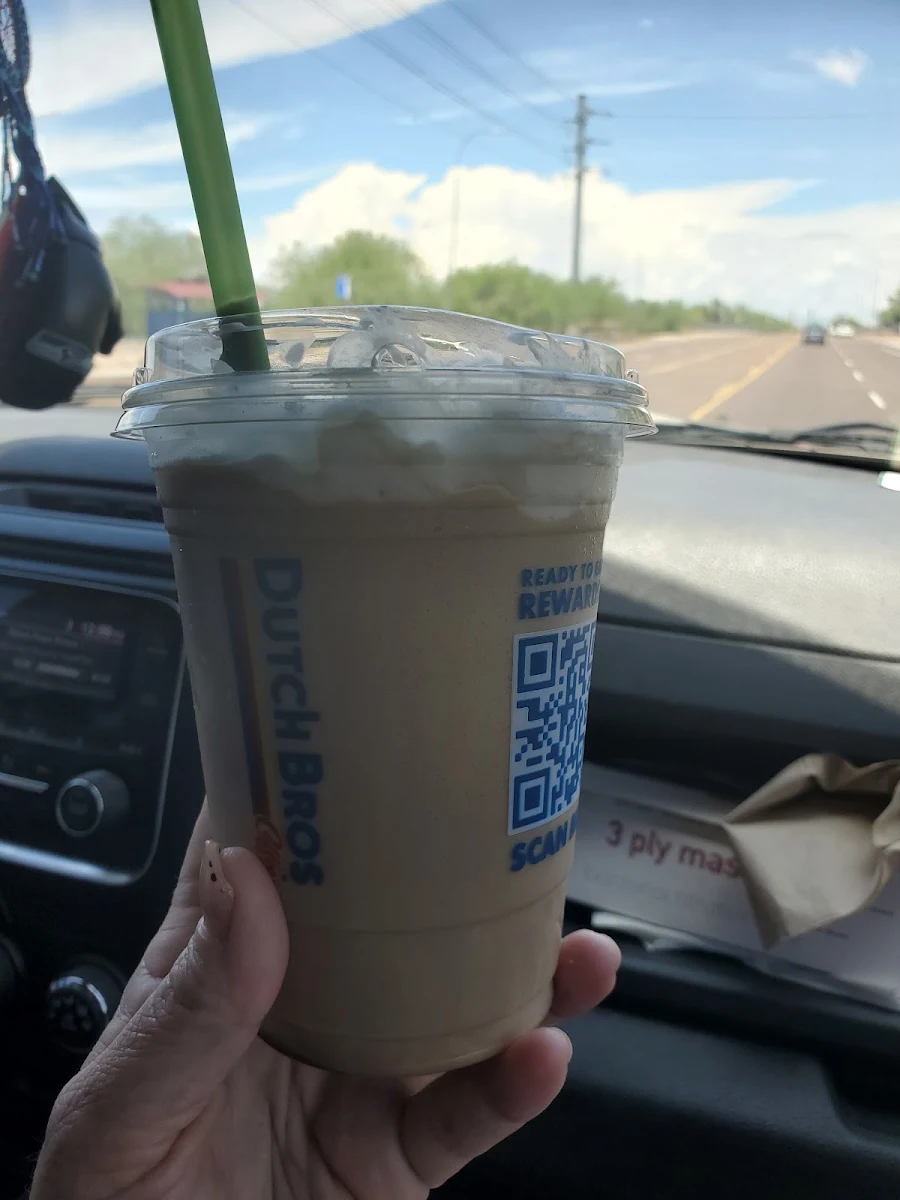 Banana Split Drink Made with Coffee