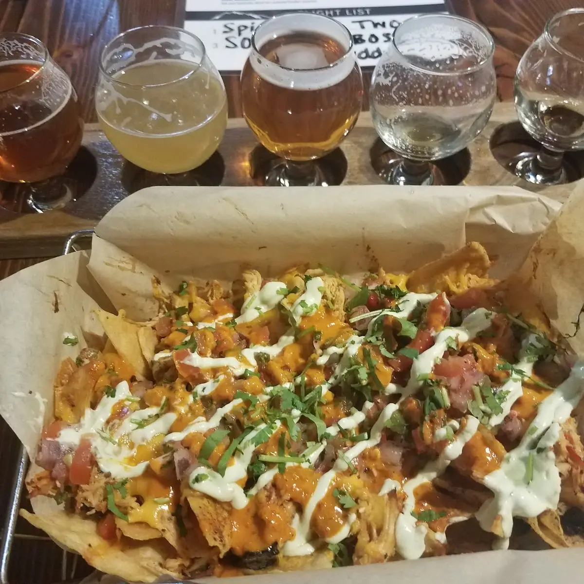 Loaded Chicken Nachos