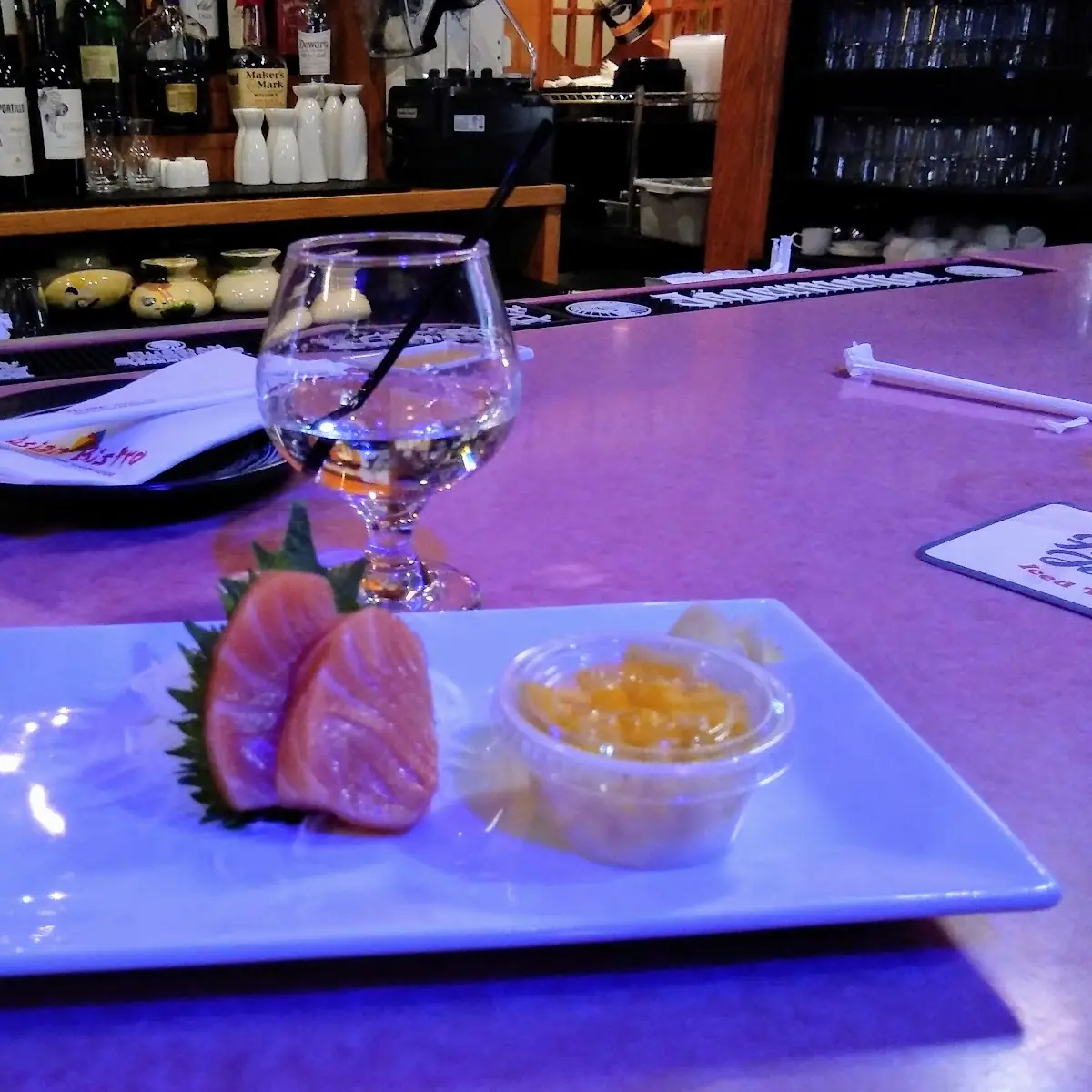 Smoked Salmon Sashimi
