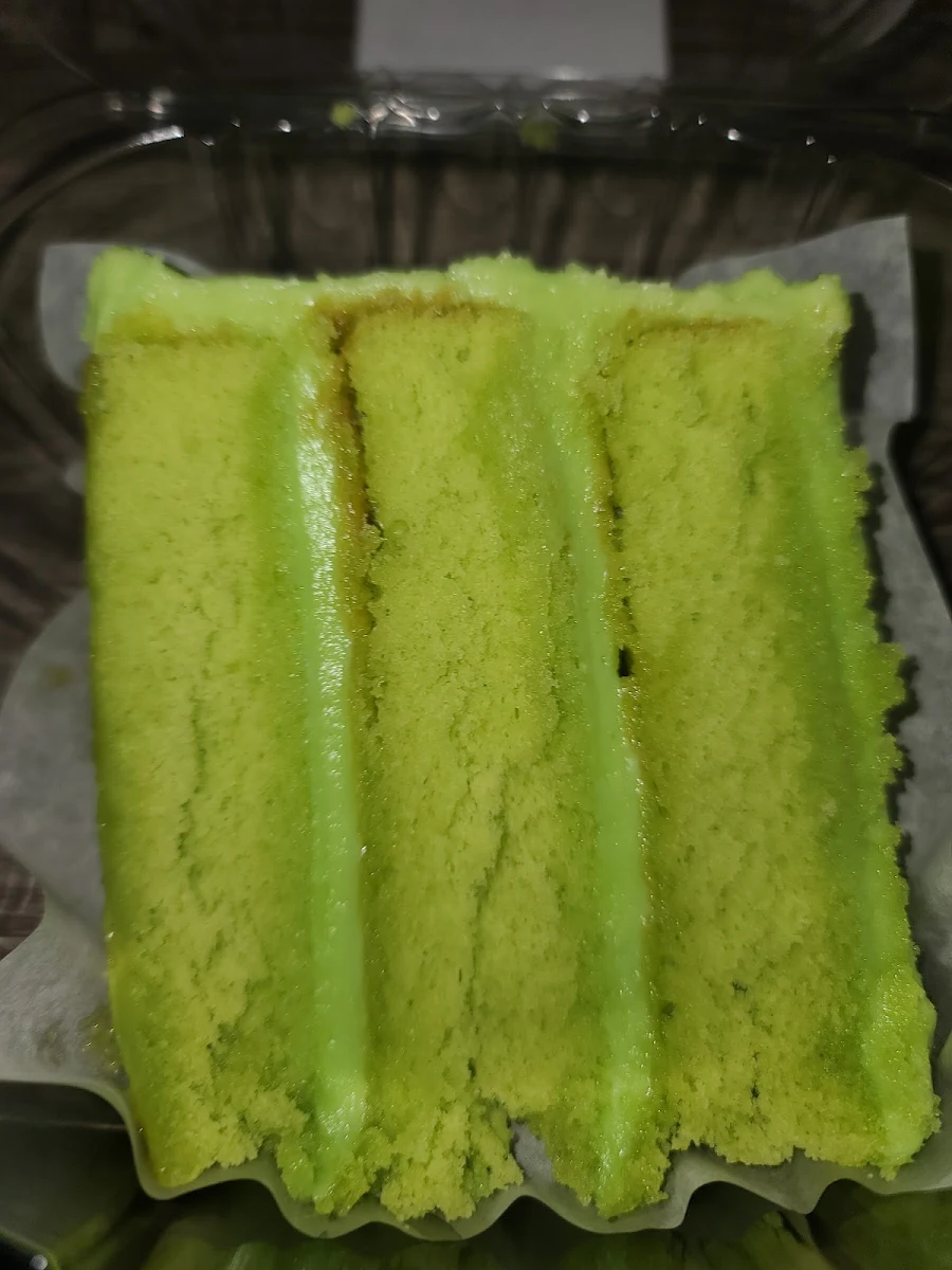 Key Lime Cake Slice