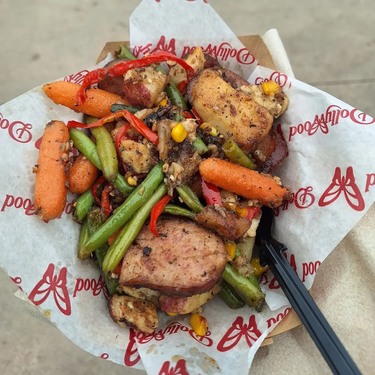 Smoked Sausage and Chicken Succotash