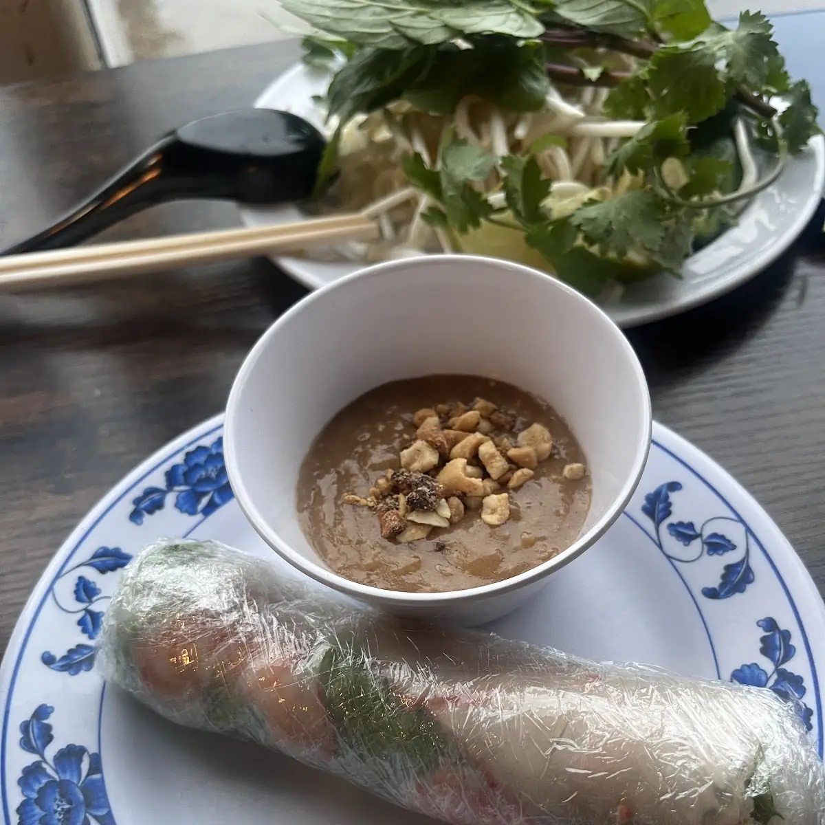 Fresh Spring Rolls with Peanut Sauce