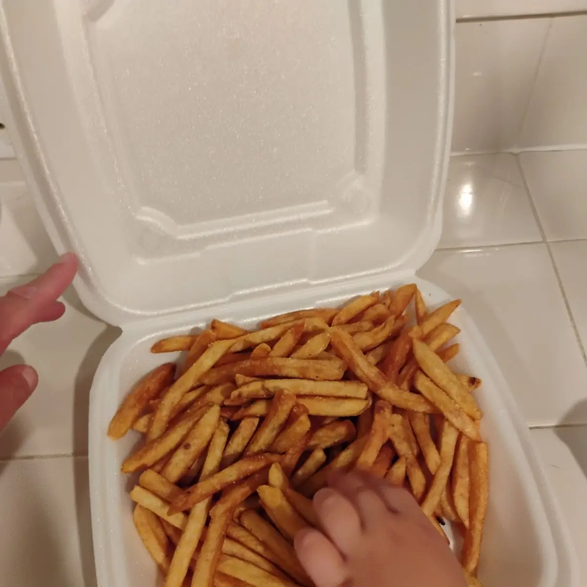 Fries Extra Crispy and They Were Still Crispy When Delivered