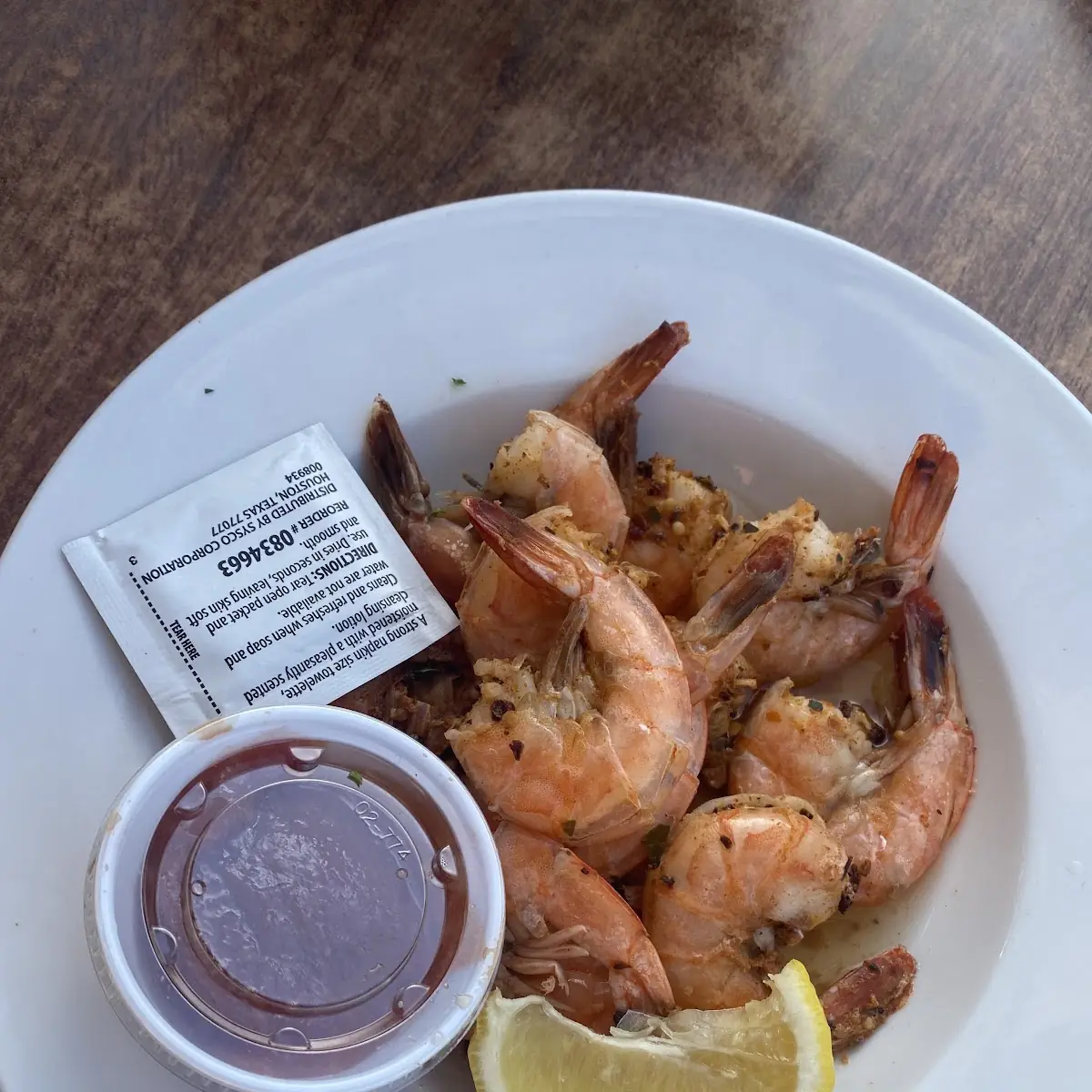 Steamed Shrimp