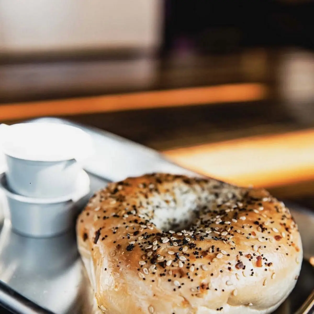 Mocha & Everything Bagel
