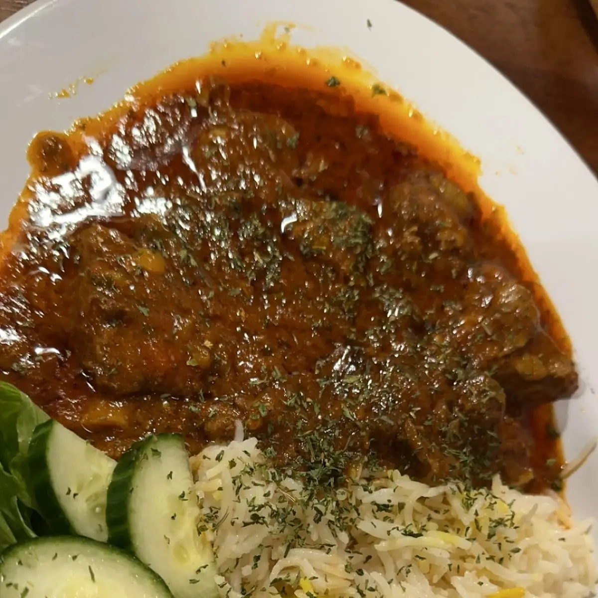 Lamb Curry with Rice
