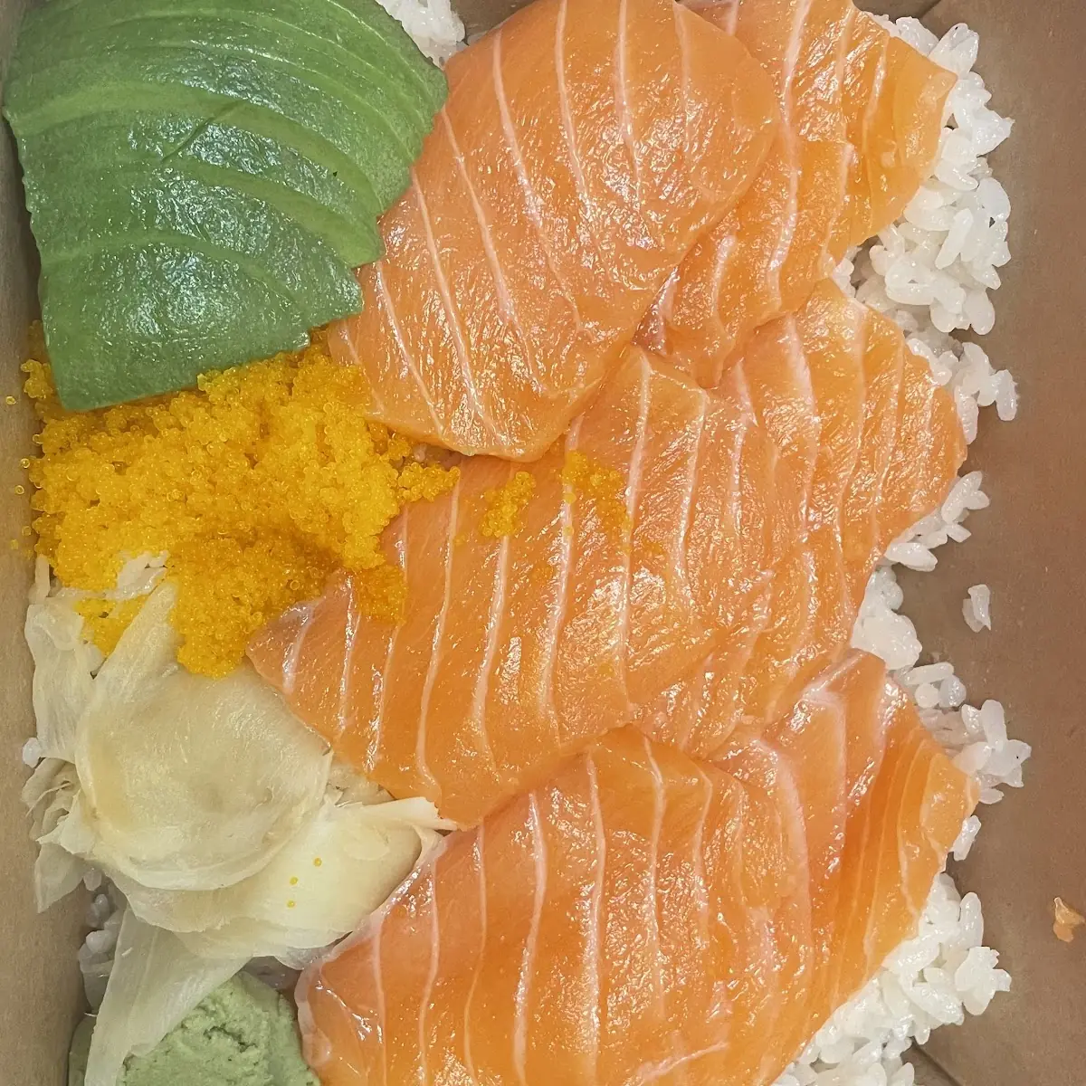 Salmon Sashimi Donburi