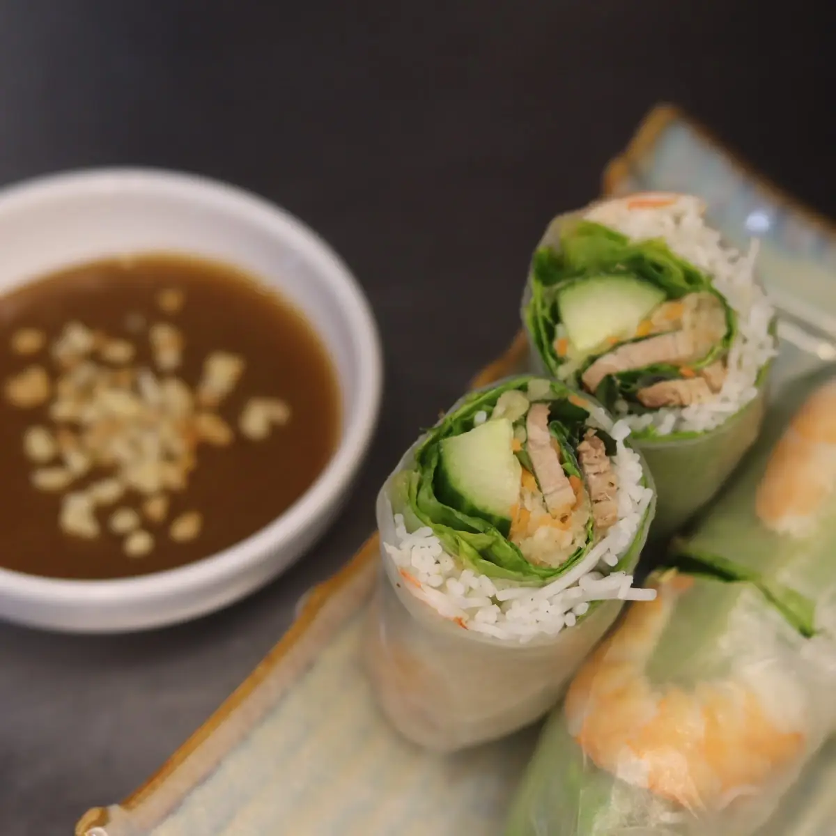 Vegan Fresh Rolls Goi Cuon Chay