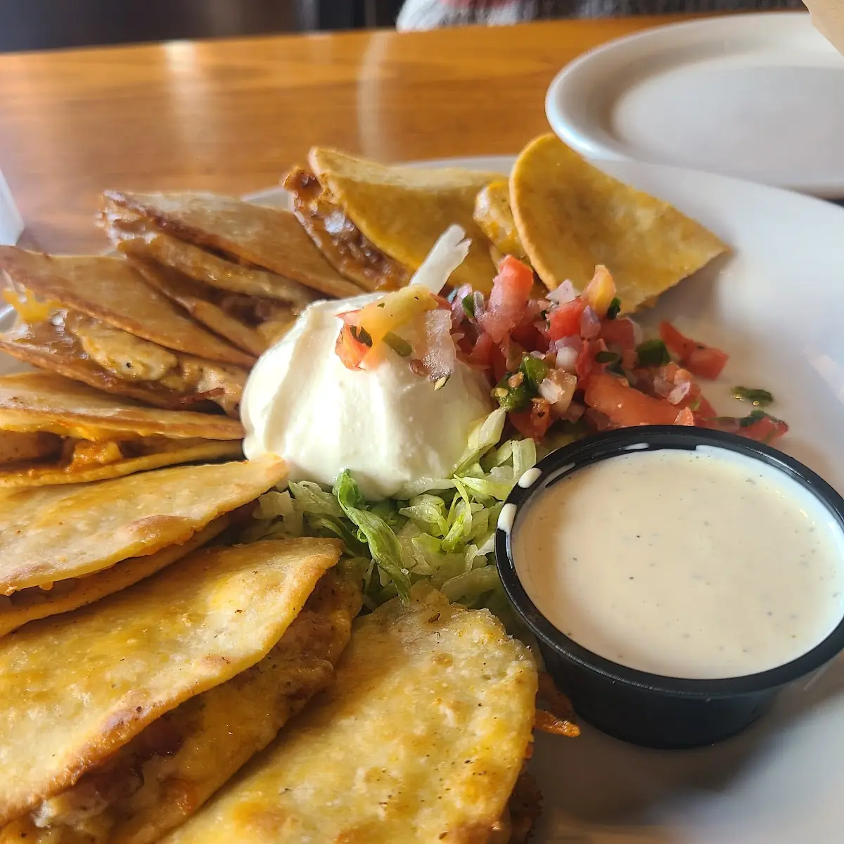 Bacon Ranch Chicken Quesadillas