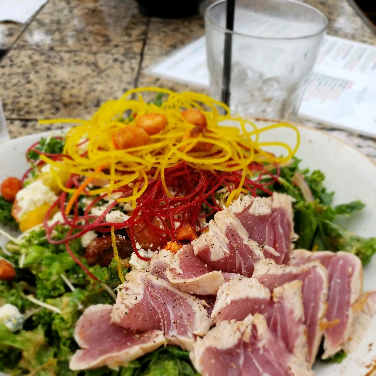 Seared Local Big Eye Ahi