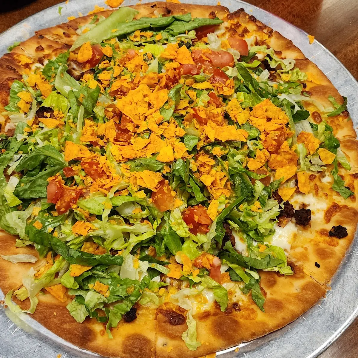 Tubular Taco Pizza
