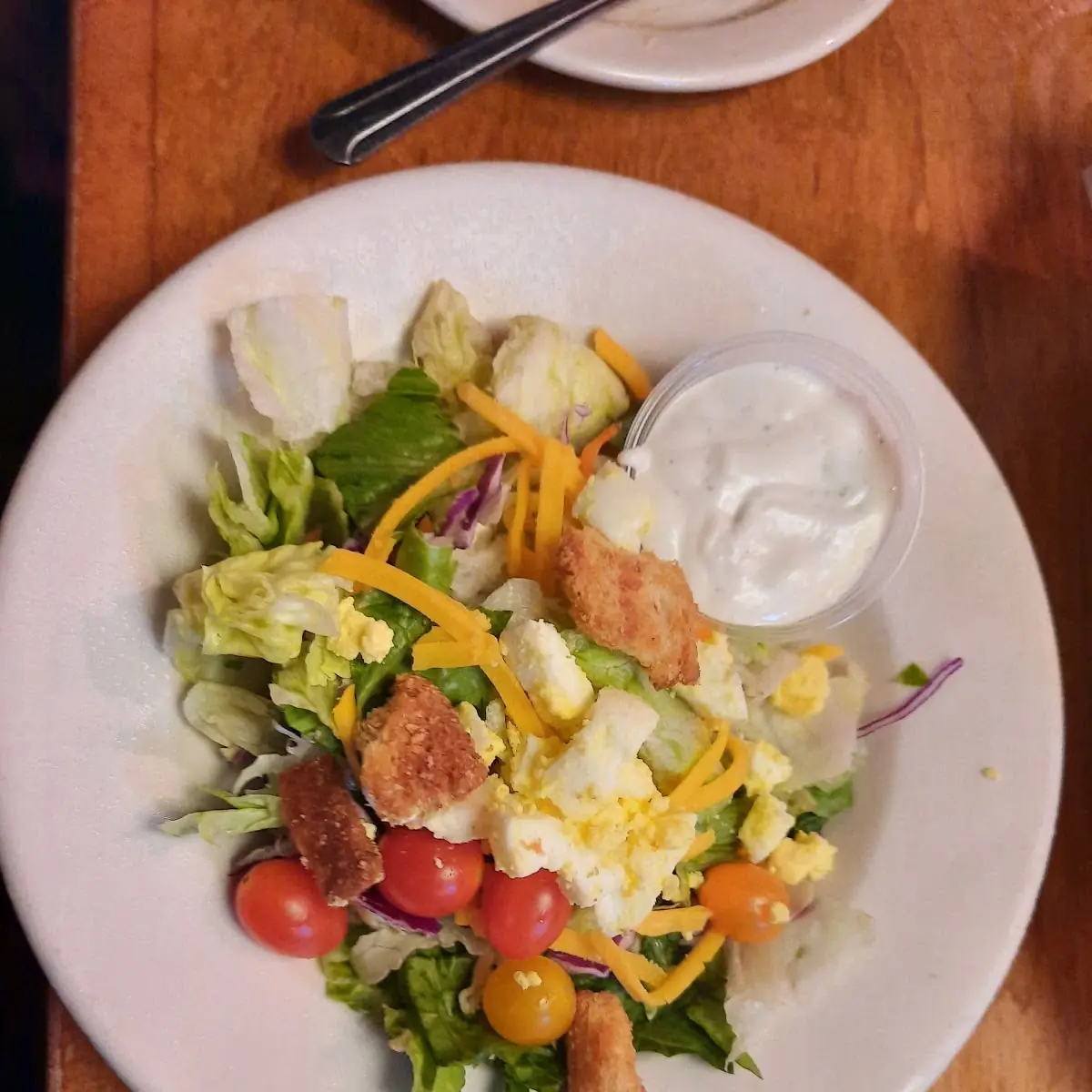 Side House Salad with Thousand Island Dressing