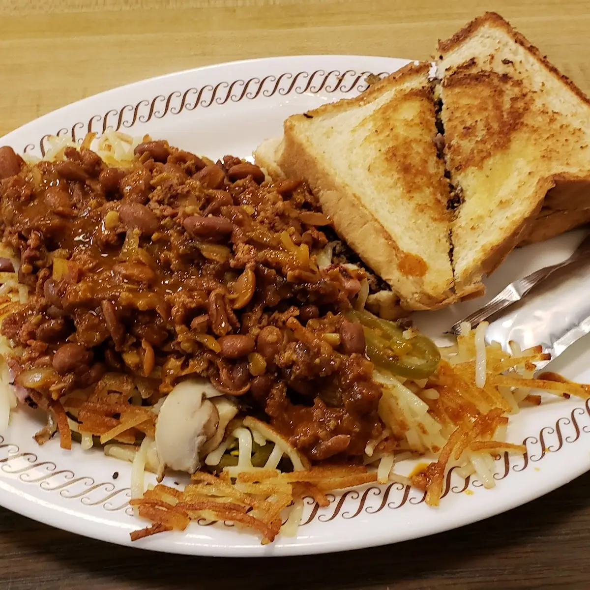 Texas Cheese Steak with Hash Browns
