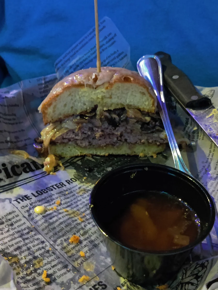 Swiss Mushroom Burger