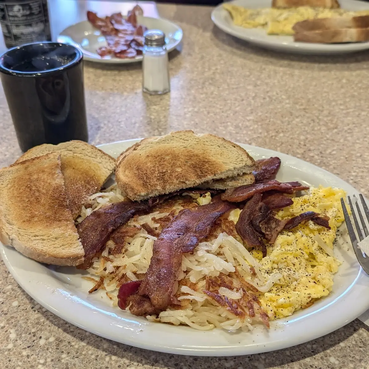 Scrambled Eggs Hash Browns