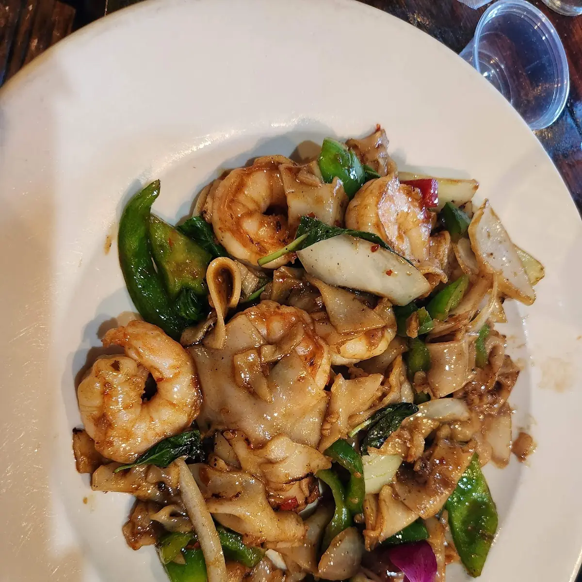Drunken Noodles w Shrimp