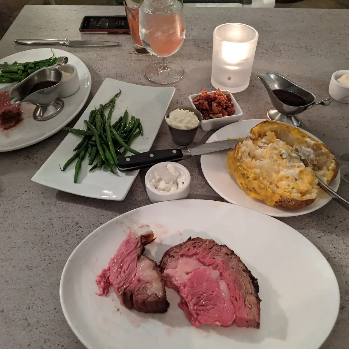 Prime Rib Dip Sandwich