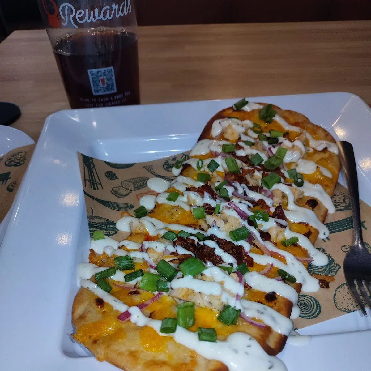 Bacon Ranch Flatbread