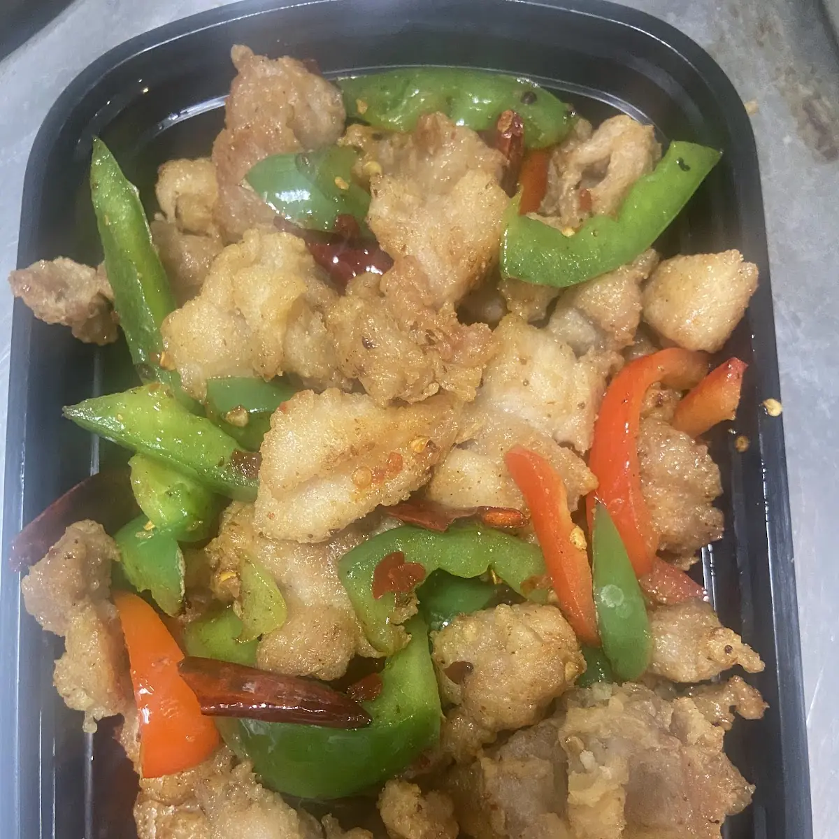 Chicken w Spicy Salt Pepper