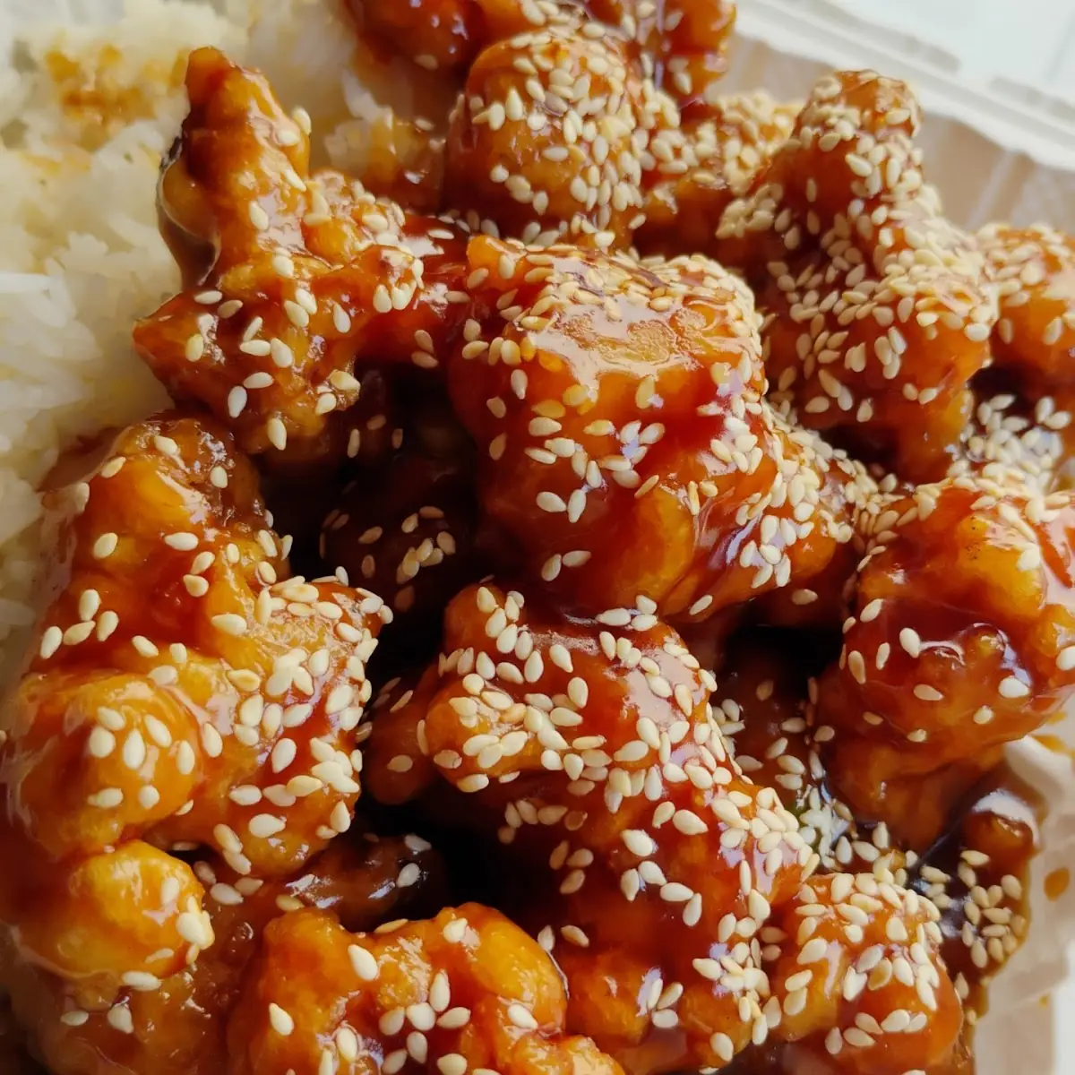 Sesame Chicken Tray