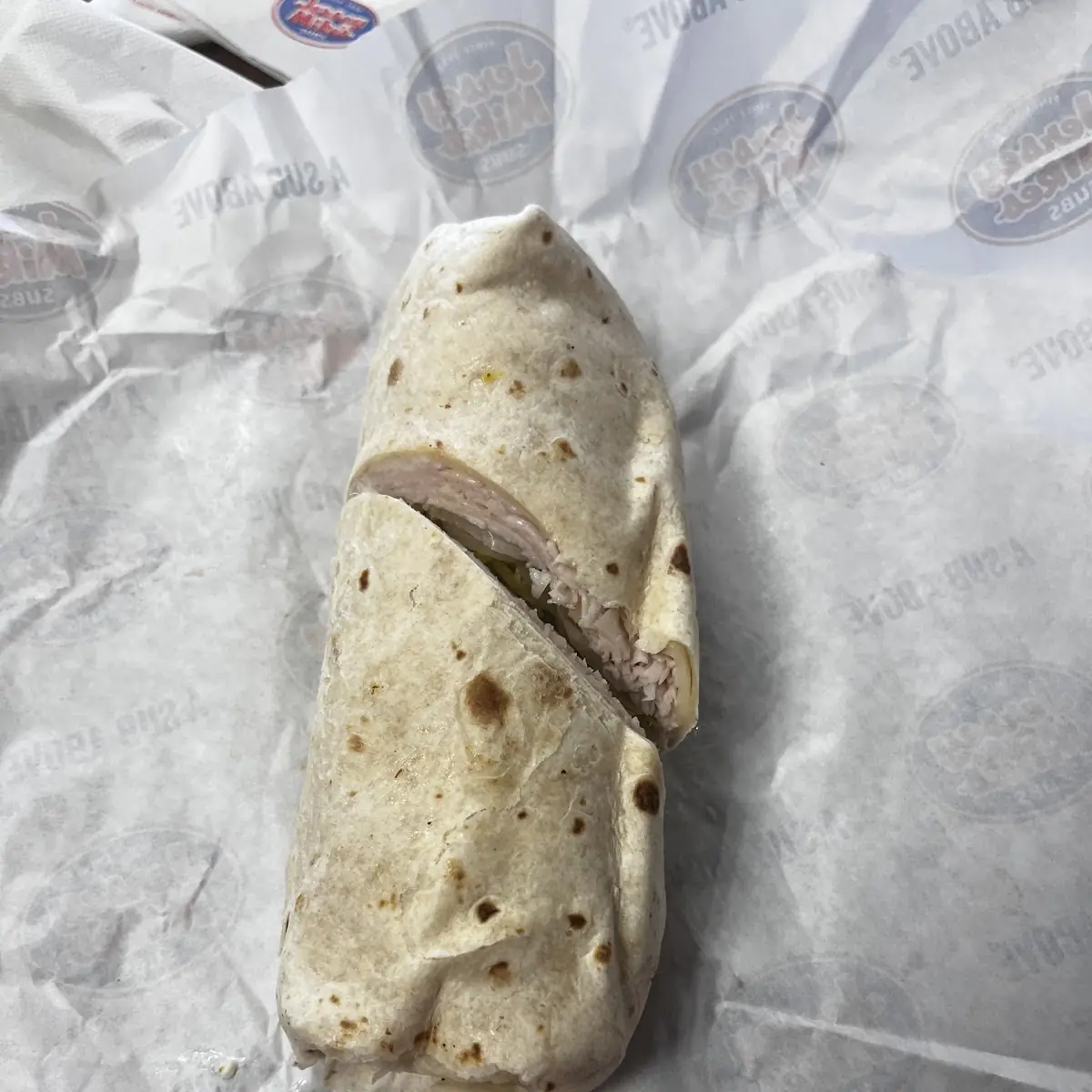 Turkey and Cheese Wrap