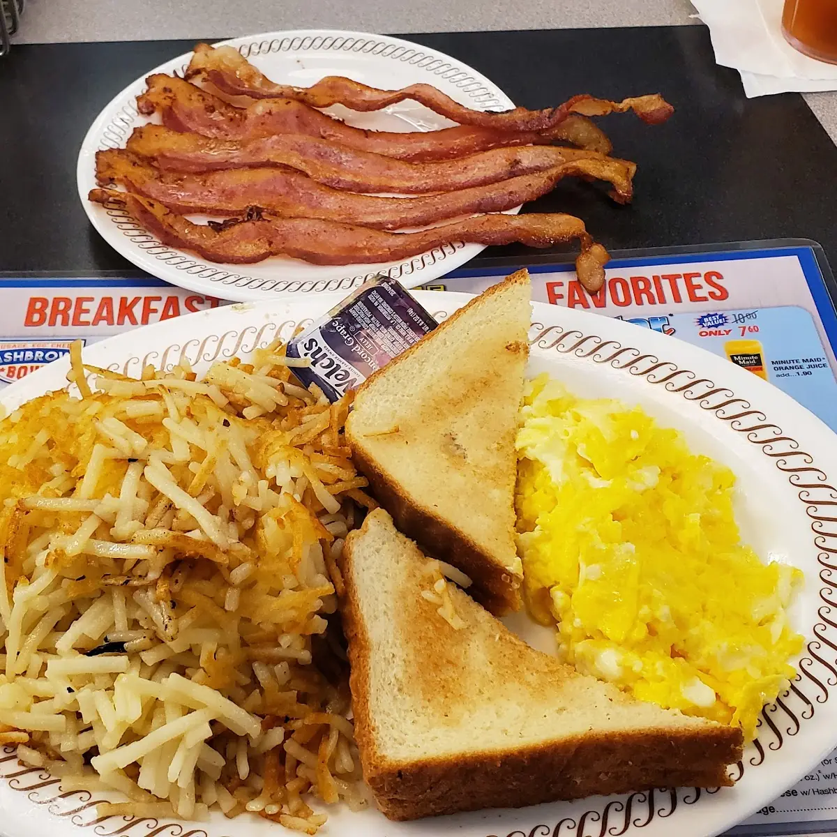 Texas Breakfast Melt with Hashbrowns