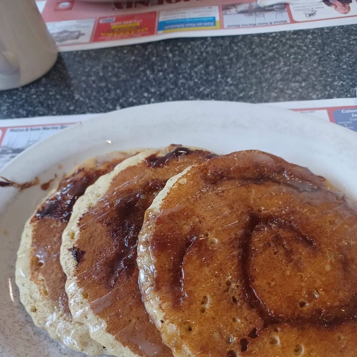 Cinnamon Swirl Pancakes