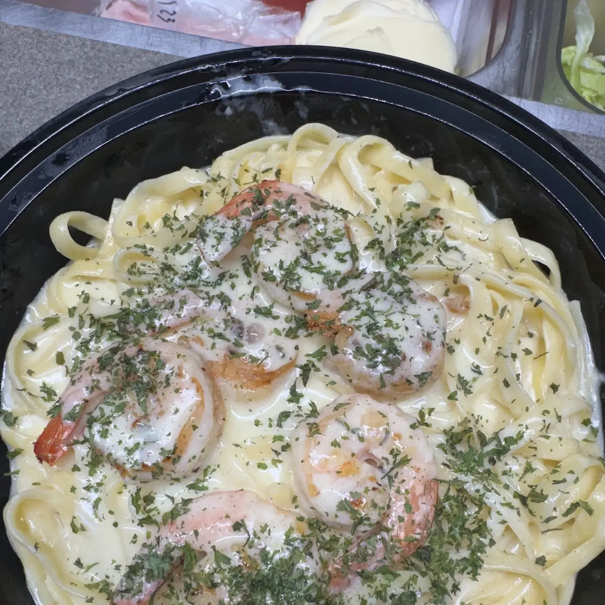 Pasta Shrimp Alfredo