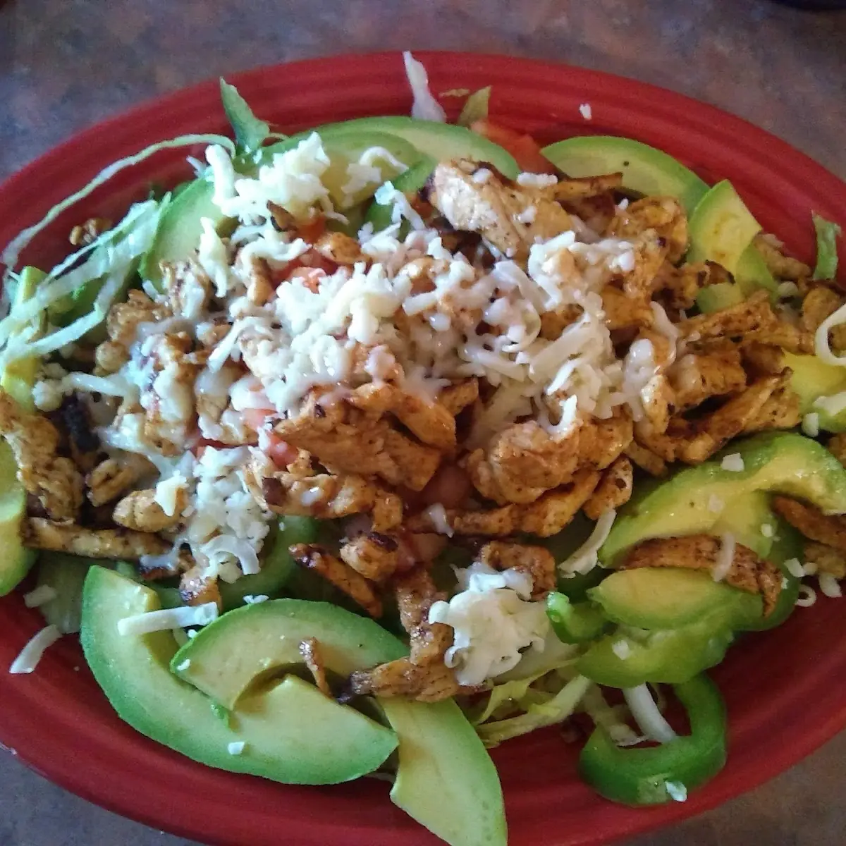 Avocado Salad with Grilled Chicken
