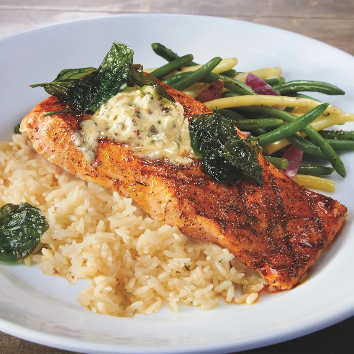 Fire Grilled Salmon