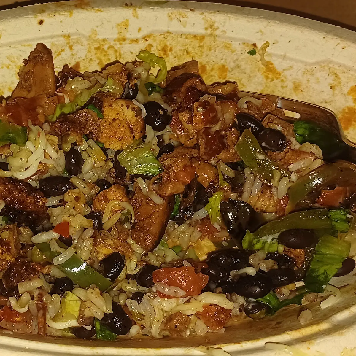 Chicken Black Beans and Rice Bowl