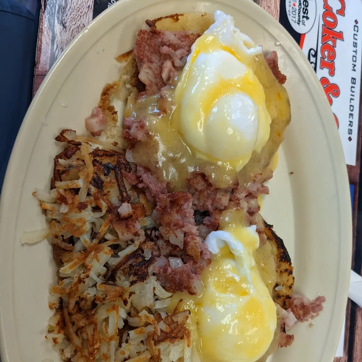 Corned Beef Hash Benedict