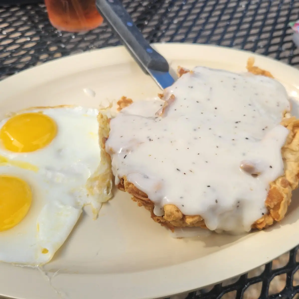 Country Fried Steak & Eggs
