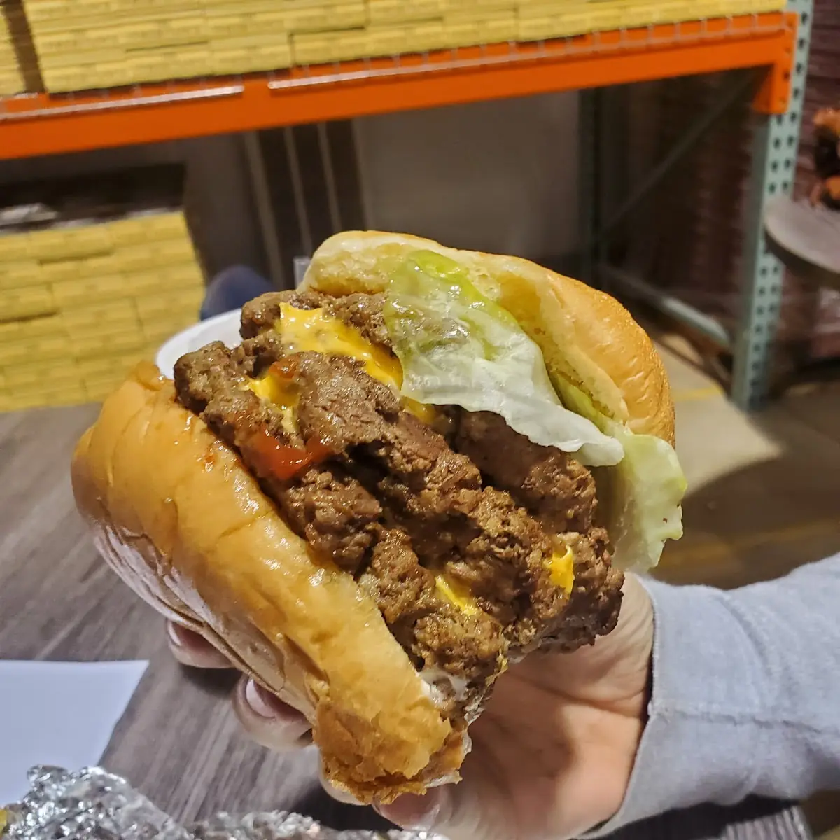 Triple Cheeseburger
