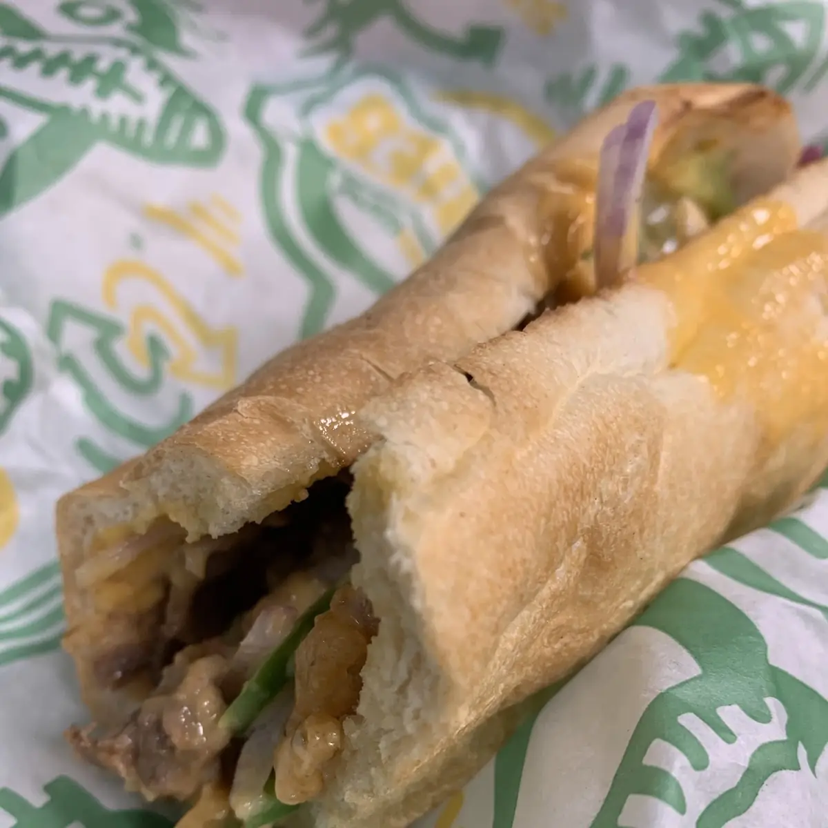 Cheesy Garlic Steak Sub